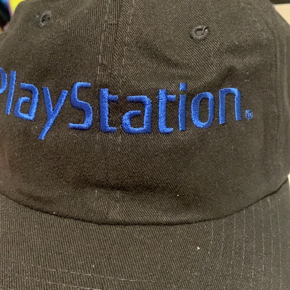 Nissan Cap PlayStation Black w/ Blue Lettering - Picture 7 of 7